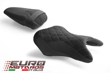 Load image into Gallery viewer, Luimoto Diamond Suede Seat Covers Set 4 Colors For Suzuki GSX-S 750 2017-2022
