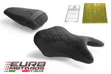 Load image into Gallery viewer, Luimoto Diamond Suede Seat Covers Set 4 Colors For Suzuki GSX-S 750 2017-2022