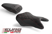 Load image into Gallery viewer, Luimoto Diamond Suede Seat Covers Set 4 Colors For Suzuki GSX-S 750 2017-2022