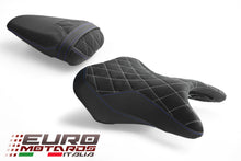 Load image into Gallery viewer, Luimoto Diamond Suede Seat Covers Set 4 Colors For Suzuki GSX-S 750 2017-2022