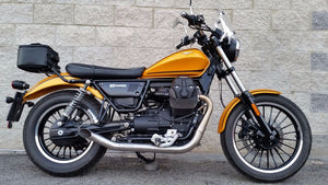 MassMoto Exhaust Full System 2in2 Hot-Rod New Moto Guzzi V9 Bobber / Roamer