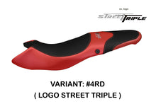 Load image into Gallery viewer, Triumph Street Triple 675 2007-2012 TPZ Italia Alessandro Seat Cover New