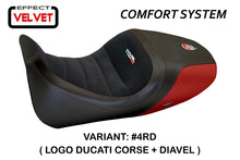 Load image into Gallery viewer, Ducati Diavel 1200 2015-2018 Tappezzeria Italia Imola-1 Comfort Foam Seat Cover