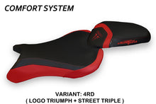 Load image into Gallery viewer, Triumph Street Triple 2017-2020 TPZ Molina-3 Comfort Foam Seat Cover New