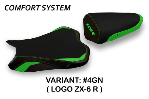 Kawasaki ZX6R 2009-2012 Tappezzeria Giacarta-1 Comfort Foam Seat Cover 4 Colors