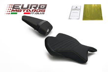 Load image into Gallery viewer, Luimoto Race Tec-Grip Suede Seat Covers Front and Rear For Yamaha R6 2017-2022