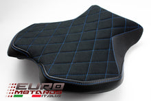 Load image into Gallery viewer, Luimoto Diamond Suede Tec-Grip Seat Cover Set Rider &amp; Back For Yamaha R6 17-18