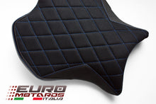 Load image into Gallery viewer, Luimoto Diamond Suede Tec-Grip Seat Cover Set Rider &amp; Back For Yamaha R6 17-18