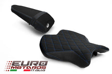 Load image into Gallery viewer, Luimoto Diamond Suede Tec-Grip Seat Cover Set Rider &amp; Back For Yamaha R6 17-18
