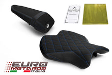 Load image into Gallery viewer, Luimoto Diamond Suede Tec-Grip Seat Cover Set Rider &amp; Back For Yamaha R6 17-18