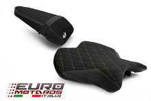 Load image into Gallery viewer, Luimoto Diamond Suede Tec-Grip Seat Cover Set Rider &amp; Back For Yamaha R6 17-18