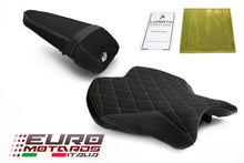 Load image into Gallery viewer, Luimoto Diamond Suede Tec-Grip Seat Cover Set Rider &amp; Back For Yamaha R6 17-18