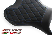 Load image into Gallery viewer, Luimoto Suede Tec-Grip Diamond Seat Cover For Rider For Yamaha MT-07 2018-2023
