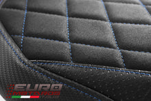 Load image into Gallery viewer, Luimoto Suede Tec-Grip Diamond Seat Covers Set Front Rear Yamaha MT-07 2018-2023
