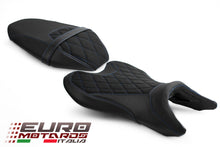 Load image into Gallery viewer, Luimoto Suede Tec-Grip Diamond Seat Covers Set Front Rear Yamaha MT-07 2018-2023
