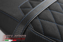 Load image into Gallery viewer, Luimoto Suede Tec-Grip Diamond Seat Covers Set Front Rear Yamaha MT-07 2018-2023
