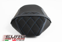 Load image into Gallery viewer, Luimoto Suede Tec-Grip Diamond Seat Covers Set Front Rear Yamaha MT-07 2018-2023