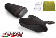 Load image into Gallery viewer, Luimoto Suede Tec-Grip Diamond Seat Covers Set 8 Colors For Yamaha R6 2008-2016
