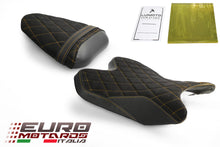 Load image into Gallery viewer, Luimoto Suede Tec-Grip Diamond Seat Covers Set 8 Colors For Yamaha R6 2008-2016