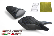 Load image into Gallery viewer, Luimoto Diamond Suede Seat Covers Set 4 Colors New For Yamaha R25 R3 2015-2020