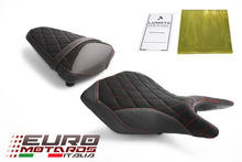 Load image into Gallery viewer, Luimoto Diamond Suede Seat Covers Set 4 Colors New For Yamaha R25 R3 2015-2020