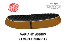 Load image into Gallery viewer, Triumph Scrambler Flat 2006-2014 TPZ Italia Line-SC Seat Cover 7 Colors