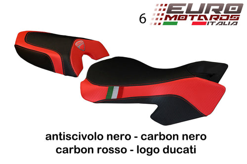 Ducati Multistrada 620 1000 1100 Tappezzeria Sciacca Tricolore Seat Cover New