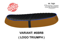 Load image into Gallery viewer, Triumph Scrambler Flat 2006-2014 TPZ Italia Line-SC Seat Cover 7 Colors