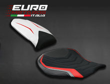 Load image into Gallery viewer, Luimoto Veloce Suede Tec-Grip Seat Covers Front &amp; Rear For MV Agusta F4 2010-18