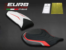 Load image into Gallery viewer, Luimoto Veloce Suede Tec-Grip Seat Covers Front &amp; Rear For MV Agusta F4 2010-18