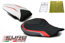 Load image into Gallery viewer, Luimoto Veloce Suede Tec-Grip Seat Covers Set New For MV Agusta F4 2010-2020