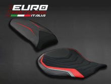 Load image into Gallery viewer, Luimoto Veloce Suede Tec-Grip Seat Covers Front &amp; Rear For MV Agusta F4 2010-18