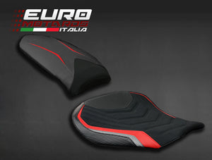 Luimoto Veloce Suede Tec-Grip Seat Covers Front & Rear For MV Agusta F4 2010-18