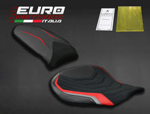 Load image into Gallery viewer, Luimoto Veloce Suede Tec-Grip Seat Covers Front &amp; Rear For MV Agusta F4 2010-18