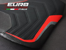 Load image into Gallery viewer, Luimoto Veloce Suede Tec-Grip Seat Cover For Rider New For MV Agusta F4 2010-18