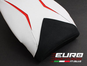 Luimoto Veloce Suede Tec-Grip Seat Covers Front & Rear For MV Agusta F4 2010-18