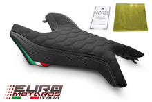 Load image into Gallery viewer, Luimoto HEX-R Suede Seat Cover Rider 4 Colors For MV Agusta Brutale 800 2016-20