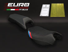 Load image into Gallery viewer, Luimoto Motorsports Suede TecGrip Seat Cover Set For BMW R1200GS Adventure 14-19