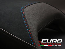 Load image into Gallery viewer, Luimoto Motorsports Suede TecGrip Seat Cover Set For BMW R1200GS Adventure 14-19