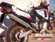 Load image into Gallery viewer, MassMoto Exhaust Slip-On Silencer GP1 Inox Honda Africa Twin XRV 750 1993-2003