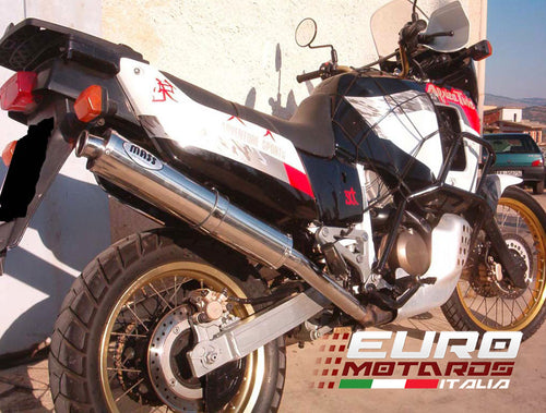 MassMoto Exhaust Slip-On Silencer GP1 Inox Honda Africa Twin XRV 750 1993-2003