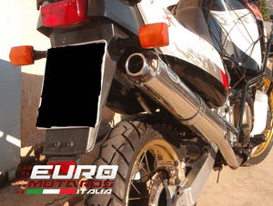 MassMoto Exhaust Slip-On Silencer GP1 Inox Honda Africa Twin XRV 750 1993-2003