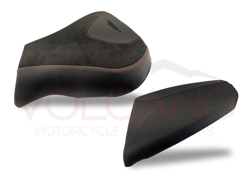 Aprilia RSV 1000 1998-2003 Volcano Non-Slip Seat Covers Set Rider+Passeng Ap014c