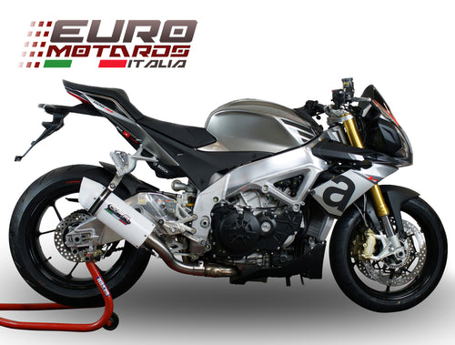 Aprilia Tuono V4 RR Factory 2015-2016 GPR Exhaust Slip-On Silencer Albus White