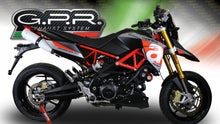 Load image into Gallery viewer, Aprilia Shiver 900 2017-2018 GPR Exhaust Dual SlipOn Silencers Albus White