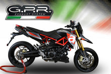 Load image into Gallery viewer, Aprilia Dorsoduro 900 2017-2018 GPR Exhaust Dual SlipOn Silencers Furore Nero