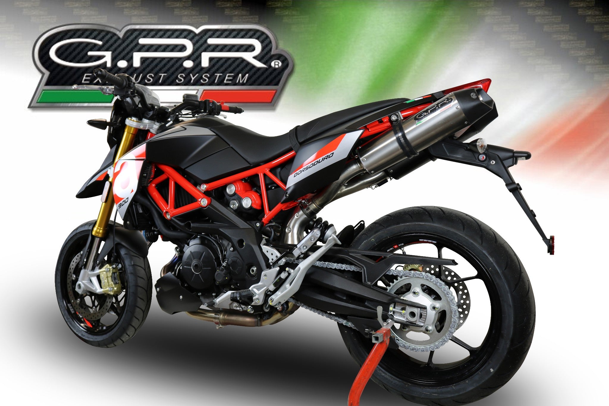Aprilia Dorsoduro 900 2017 2018 GPR Exhaust Dual SlipOn Silencers