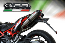 Load image into Gallery viewer, Aprilia Shiver 900 2017-2018 GPR Exhaust Dual SlipOn Silencers GPE Ti New