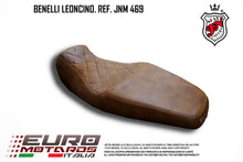 Load image into Gallery viewer, Benelli Leoncino 2015-2018 JN Seat Cover Diamond Vintage Brown JNM469 New