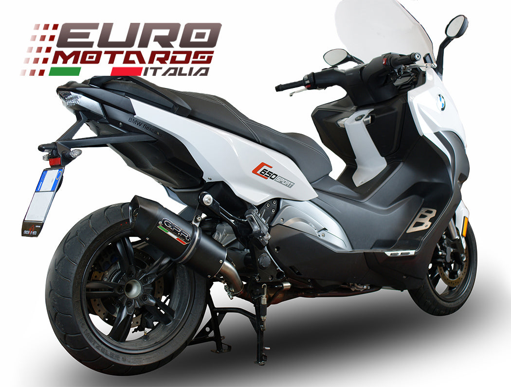 BMW C 650 Sport 2016-2018 GPR Exhaust Slip-On Silencer Furore Nero Road Legal